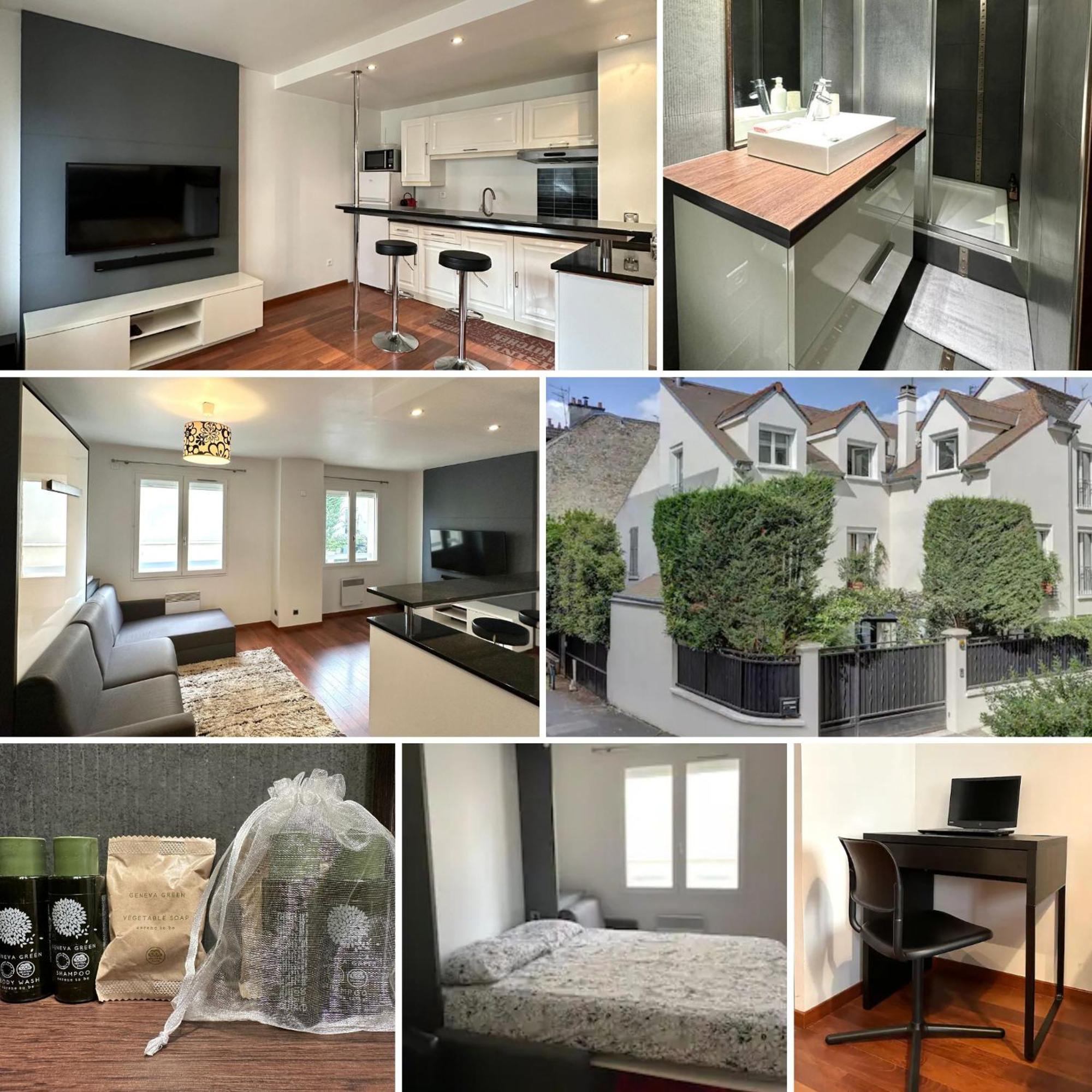 L'Athos - Appartement Equipe - Entre Paris Et Versailles - Haut Debit Garches Экстерьер фото